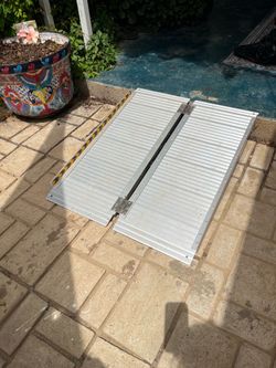 Ramp for wheel chair or bike