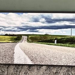 Panoramic Road Canvas Wall Art – Landscape Photography Print