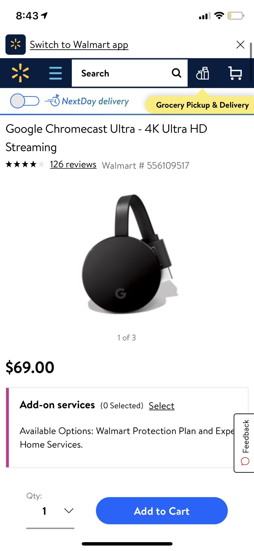 Chromecast Ultra