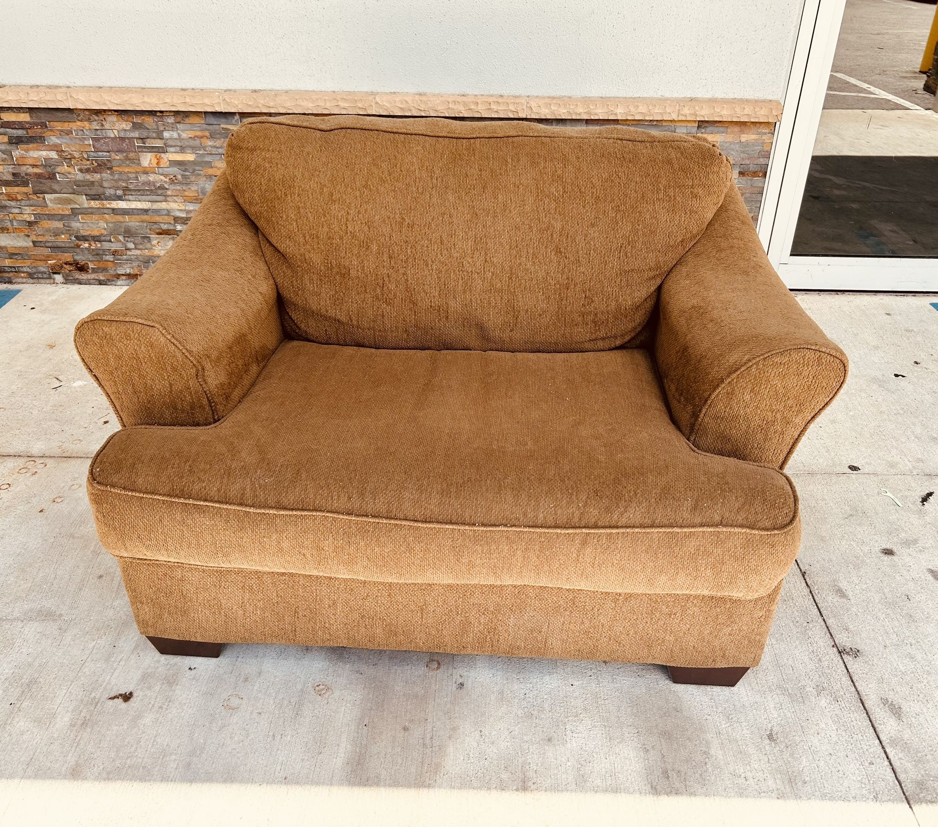 Small Brown Love Seat