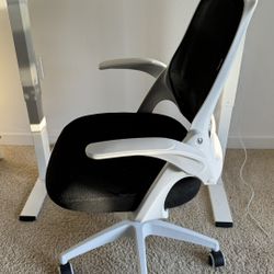 Office Chair with Flip-Up Armrests