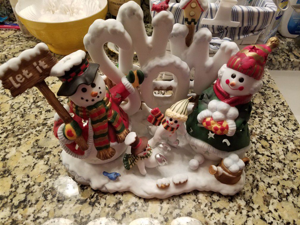 "Let It Snow" Christmas decoration - reduced price
