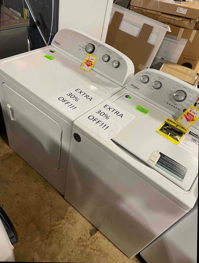 WHIRLPOOL Top Load Washer and Dryer PAIR!