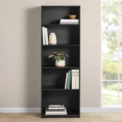 Set (2) of Black Bookcases