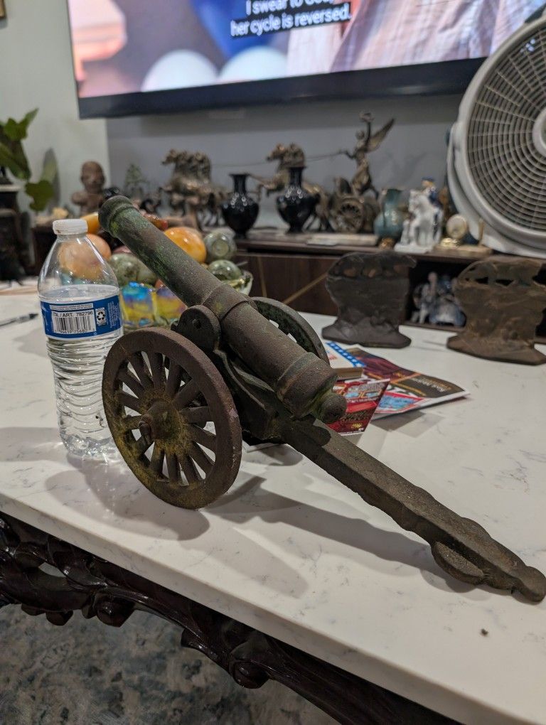 Antique Metal Cannon