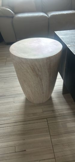 Travertine style table