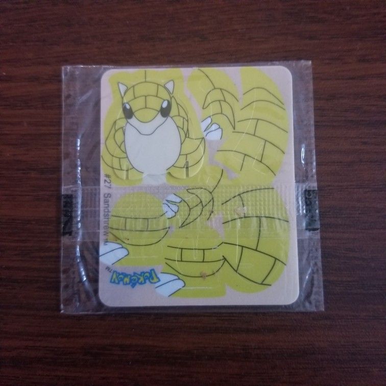 RARE/Vintage Sandshrew Sabritas Buildable Pokemon