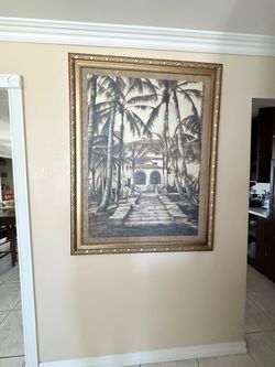 framed painting