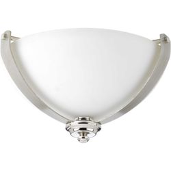 Progress Lighting Noma 2-Light Flush Mount Polished Nickel — New in Box