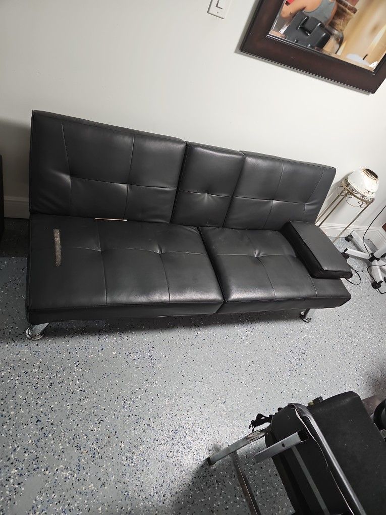 Black Couch Sofa Bed