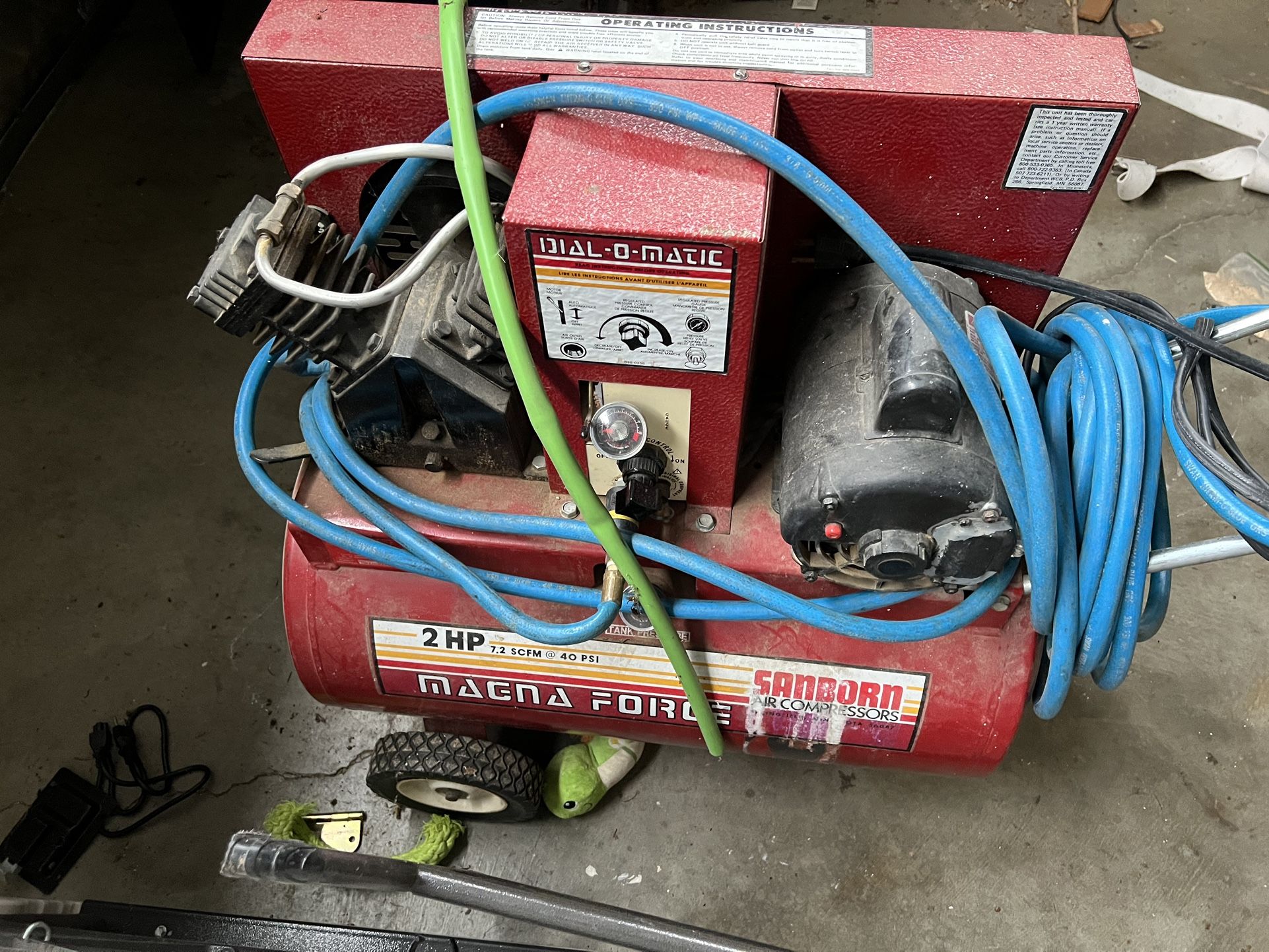 Sanborn Magna Force Portable Electric Air Compressor