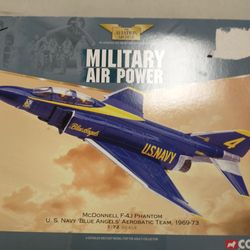 Corgi Collectibles McDonnell F-4J Phantom Blue Angel Military Air Power 
