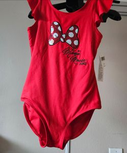Minnie Mouse Red Leotard and Tutu Set For Kids