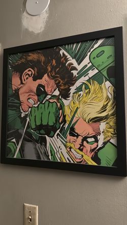 Green Lantern Green Arrow 20x20 Neal Adams Framed Print DC Comics DCU Marvel MCU Batman Superman Spider-Man X-Men Wonder Woman Justice League Joker