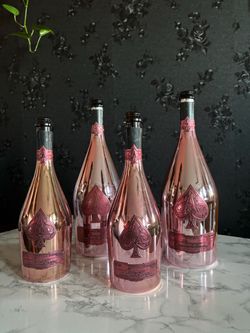 Ace of Spades Rosé Bottles – 2 Magnum + 2 Regular – Party / Event Décor