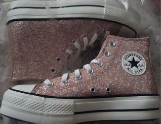 Converse Girls Chuck Taylor All Star Lift Platform Canvas High Top Sneakers OBO