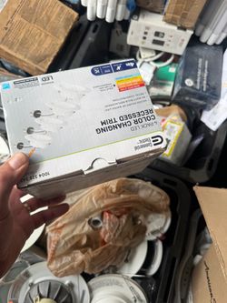 Electrical & Lighting Contractor Supply Lot – Switches, Outlets, LED Lights, Smoke Detectors & More