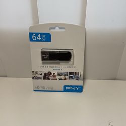 PNY USB 2.0 Flash Drive 64 GB Full HD Video