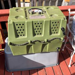 Heavy Duty Adventure Dog Crate Roto Molded Travel Kennel 