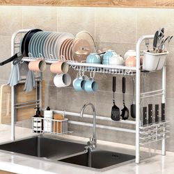 Over the Sink Dish Drying Rack