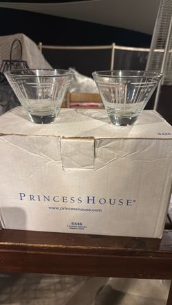 4 vasos de cristal PH