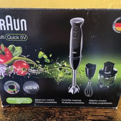 Braun MQ5025 Hand Blender Multiquick Vario, MQ5025, Black