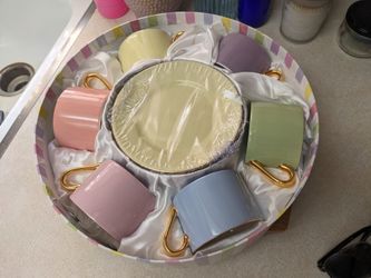 Demi Cup And Saucer Set In Original Container