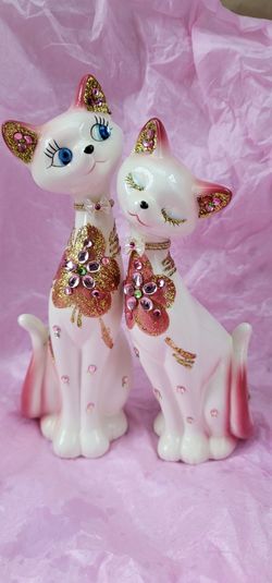 Decorative Porcelain Cats