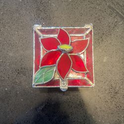 Small Stained Glass Antique Box