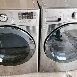 LG  FRONT LOAD WASHER AND DRYER SET 