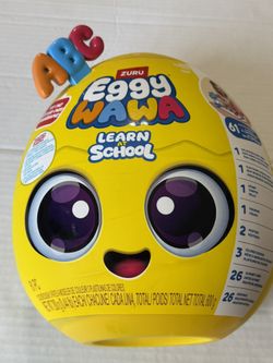 ZURU Eggy Wawa Learn at School Surprise Egg ABC Toy - NEW with 61 surprises