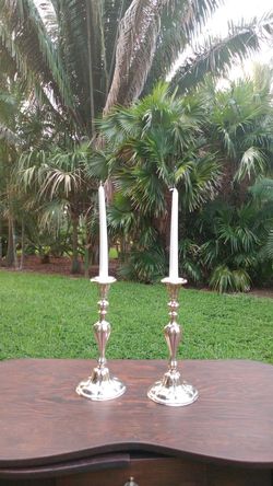 (2) Elegant Candle Holders