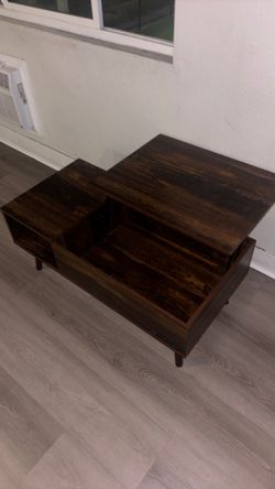 Coffee table with storage
