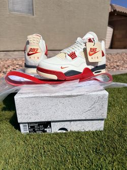 Nike Air Bike Jordan 4 Retro OG Nigel Sylvester Brick After Brick NEW/RECEIPT SIZE: 8 FIRM $270 ONLY!