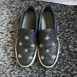 Gucci Slip On “bees-black” Size 10.5