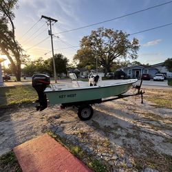 15’ Center Console Key West Boat
