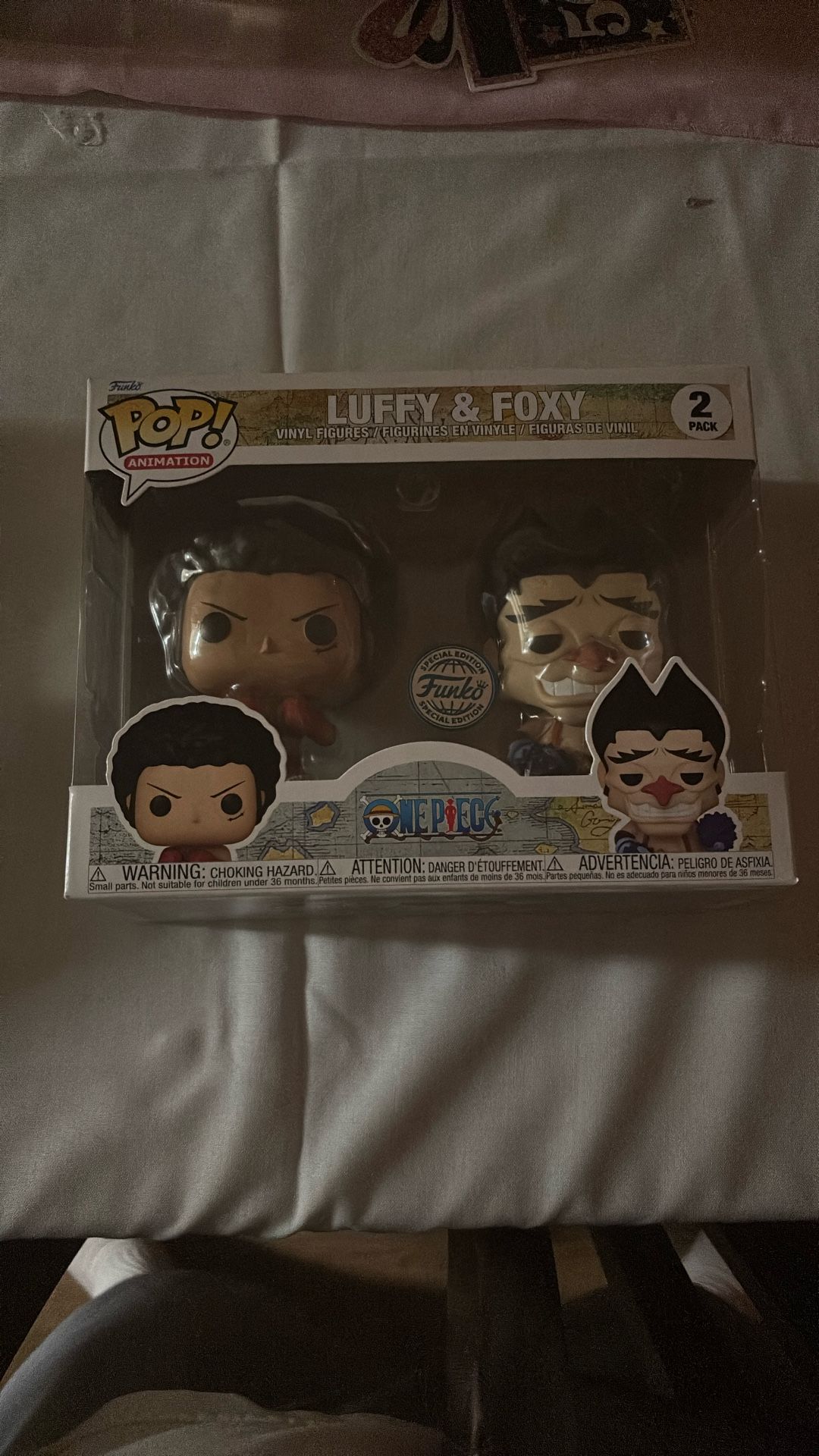 Pop! Animation: One Piece: Luffy & Foxy (2-Pack) Funko Sticker