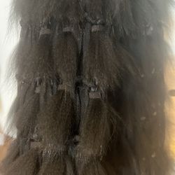 fox dress scarf extra long throw jacket coat shawl ruffle 