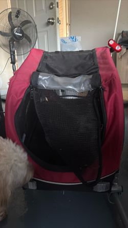 Dog trailer for bicycle