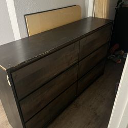 Dresser Mirror And Nightstand 