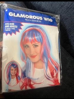 Red White and Blue ( Fourth Of July styled wig)