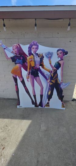 K pop demon Hunter cardboard cutout