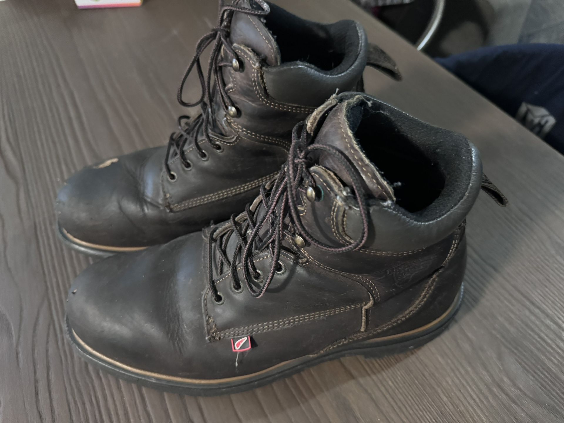 Red Wings Steel Toe Men 10.5
