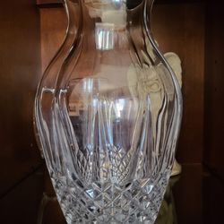 Real Crystal Vase And Pitcher