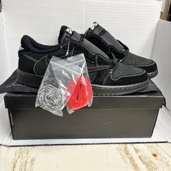 Nike Jordan 1 Low Travis Scott Black Phantom Size 13 + Multiple Sizes Available