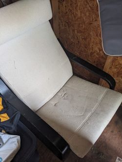 Free Ikea Chair Cream And Black 