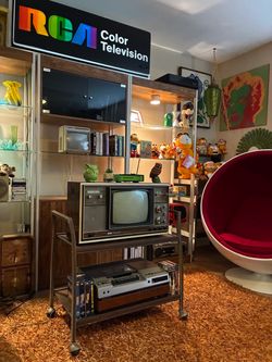 1960s SEARS VINTAGE RADIO, TV, ALARM CLOCK