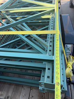 12' Pallet Rack Uprights – 42"/44" Deep