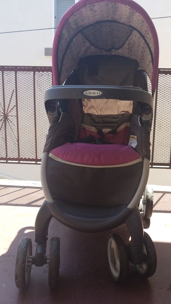 graco purple stroller