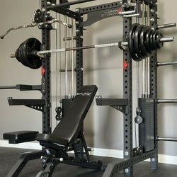 BRAND NEW SQUAT RACK WITH 500LBS OF WEIGHT STACK 1:1 RATIO - FREE DELIVERY 